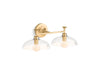 KOHLER K-31769-SC02 Tone Two-light sconce, brushed moderne brass - view 2