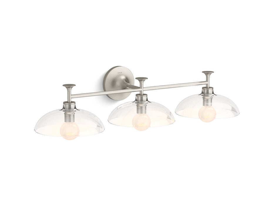 KOHLER K-31770-SC03 Tone Three-light sconce, brushed nickel - view 2
