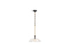 KOHLER K-31771-PE01 Tone 15" pendant, black with brass trim - view 2