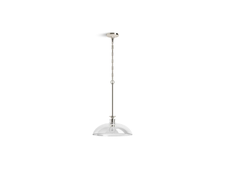 KOHLER K-31771-PE01 Tone 15" pendant, polished nickel