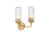 KOHLER K-31776-SC02 Occasion Two-light sconce, brushed moderne brass - view 2