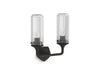 KOHLER K-31776-SC02 Occasion Two-light sconce, matte black
