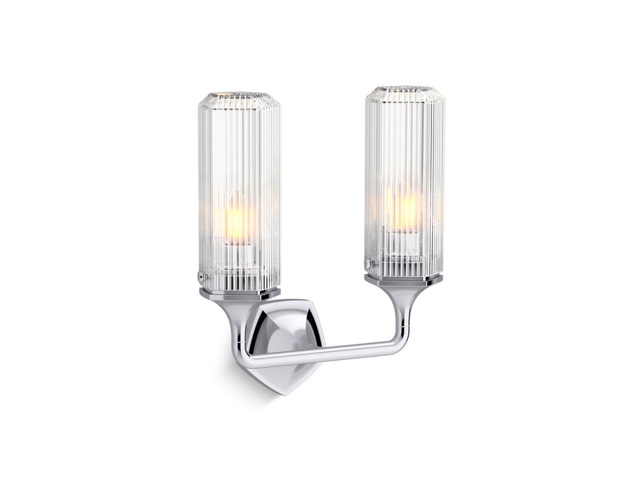 KOHLER K-31776-SC02 Occasion Two-light sconce, polished chrome - view 2