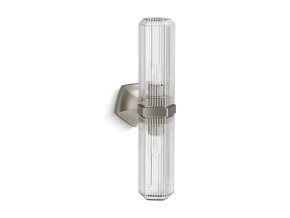 KOHLER K-31777-SC02 Occasion Two-light sconce, brushed nickel