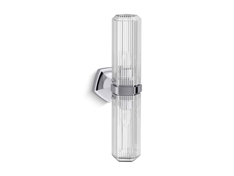 KOHLER K-31777-SC02 Occasion Two-light sconce, polished chrome