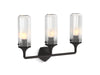 KOHLER K-31778-SC03 Occasion Three-light sconce, matte black - view 2