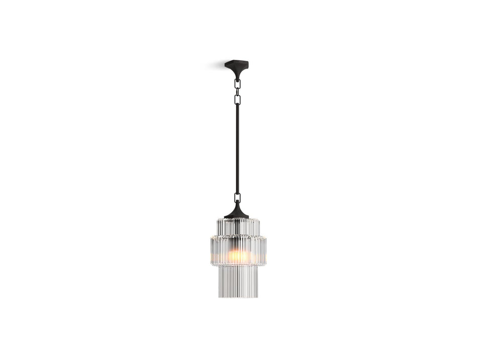 KOHLER K-31781-PE03 Occasion 12" pendant, matte black - view 2