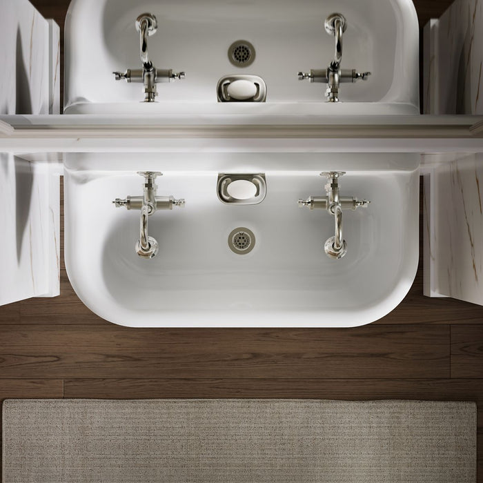 KOHLER K-3200-0 K-3200 Brockway 36" Wall-mount Utility Sink, white - view 5