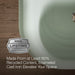 KOHLER K-3200-PAT Brockway 36" wall-mount utility sink, teal exterior with aspen interior - view 2