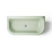 KOHLER K-3200-PAT Brockway 36" wall-mount utility sink, teal exterior with aspen interior - view 5