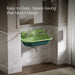 KOHLER K-3200-PAT Brockway 36" wall-mount utility sink, teal exterior with fresh green interior - view 4
