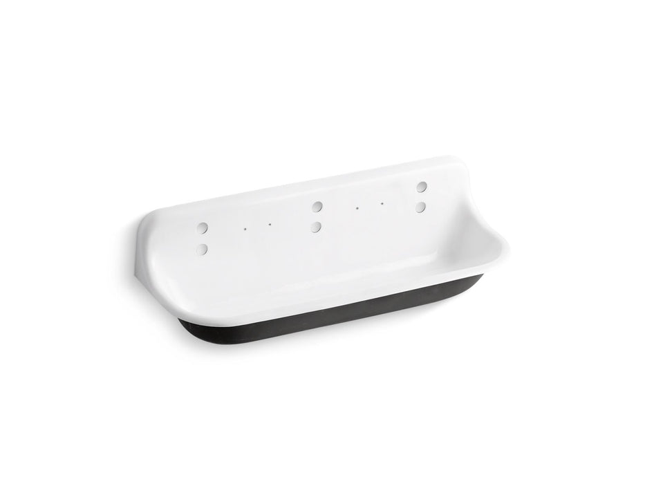 KOHLER K-3203-0 K-3203 Brockway 60" Wall-mount Utility Sink, white