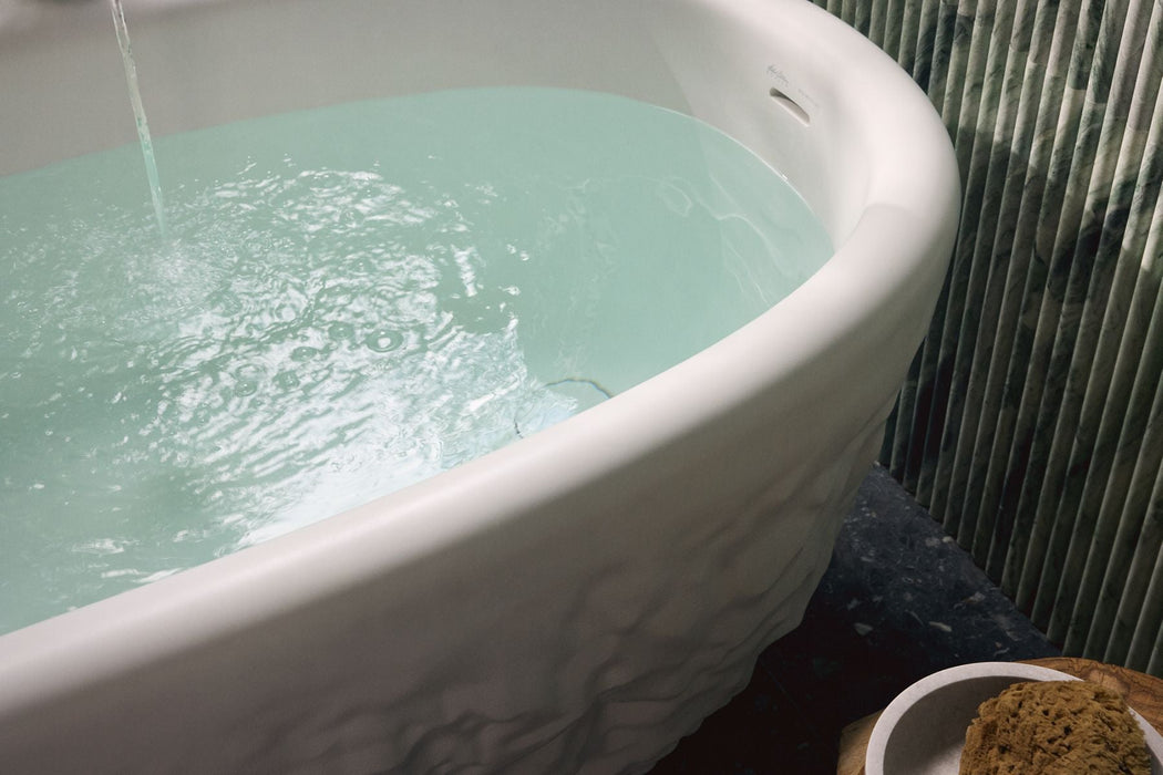 KOHLER Landshapes™ by Daniel Arsham 69-1/2" x 34-1/2" freestanding bath