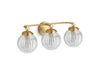 KOHLER K-32254-SC03 Embra by Studio McGee Three-light sconce, brushed moderne brass