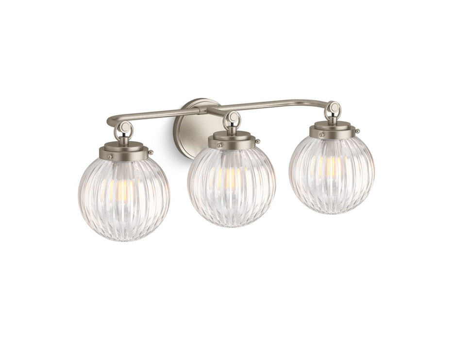 KOHLER K-32254-SC03 Embra by Studio McGee Three-light sconce, brushed nickel - view 2