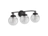 KOHLER K-32254-SC03 Embra by Studio McGee Three-light sconce, matte black