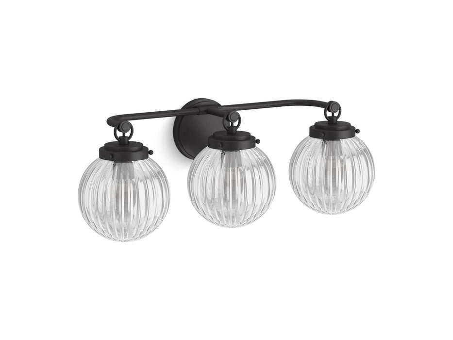 KOHLER K-32254-SC03 Embra by Studio McGee Three-light sconce, matte black