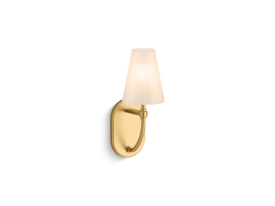 KOHLER K-32255-SC01 Kernen by Studio McGee One-light sconce, brushed moderne brass - view 2