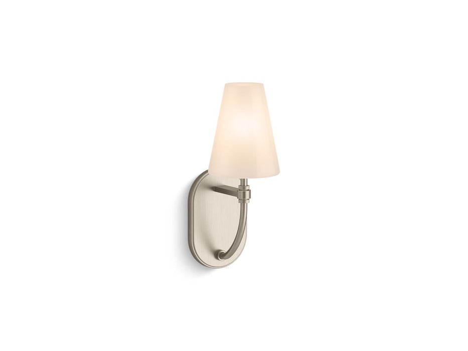 KOHLER K-32255-SC01 Kernen by Studio McGee One-light sconce, brushed nickel