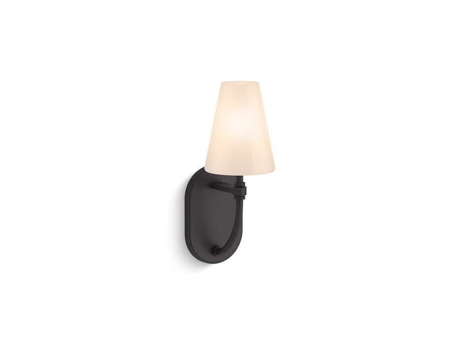 KOHLER K-32255-SC01 Kernen by Studio McGee One-light sconce, matte black - view 2