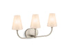 KOHLER K-32257-SC03 Kernen by Studio McGee Three-light sconce, brushed nickel - view 2