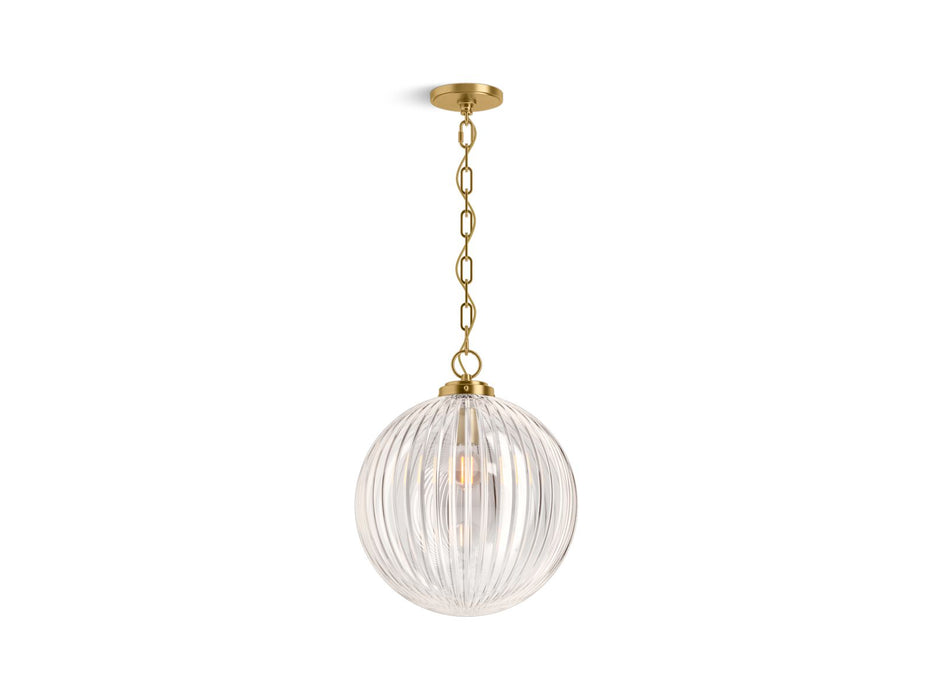 KOHLER K-32259-PE01 Embra by Studio McGee 14" pendant, brushed moderne brass - view 2