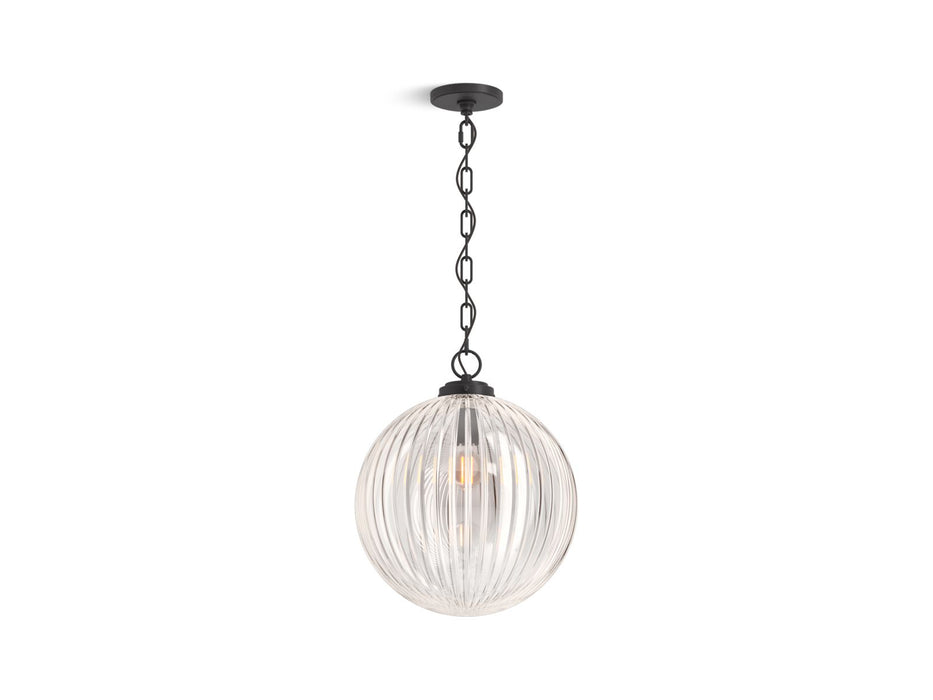 KOHLER K-32259-PE01 Embra by Studio McGee 14" pendant, matte black - view 2