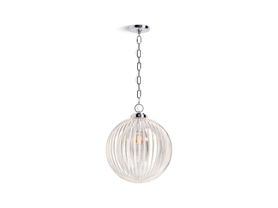 KOHLER K-32259-PE01 Embra by Studio McGee 14" pendant, polished chrome - view 2