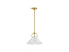 KOHLER K-32260-PE01 Kernen by Studio McGee 14" pendant, brushed moderne brass