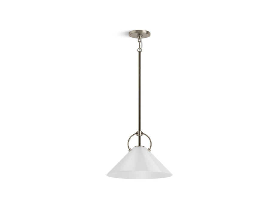 KOHLER K-32260-PE01 Kernen by Studio McGee 14" pendant, brushed nickel
