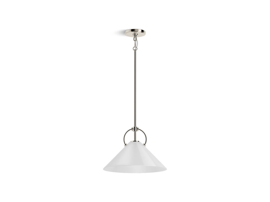KOHLER K-32260-PE01 Kernen by Studio McGee 14" pendant, polished nickel