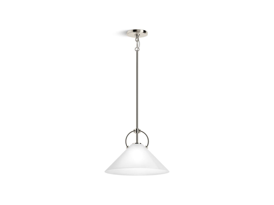KOHLER K-32260-PE01 Kernen by Studio McGee 14" pendant, polished nickel - view 2