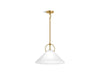 KOHLER K-32261-PE01 Kernen by Studio McGee 18" pendant, brushed moderne brass - view 2