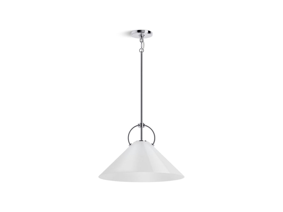 KOHLER K-32261-PE01 Kernen by Studio McGee 18" pendant, polished chrome