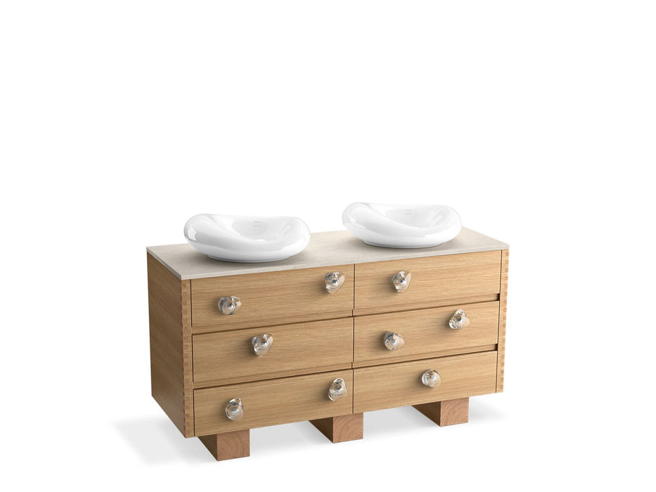 KOHLER Landshapes™ by Daniel Arsham 60" bathroom vanity cabinet
