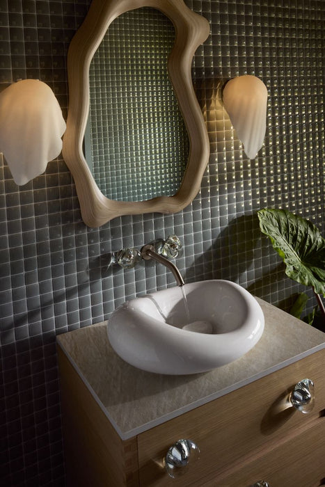 KOHLER K-32317 Landshapes™ by Daniel Arsham 27" x 39" Framed Mirror, stratified birch - view 4