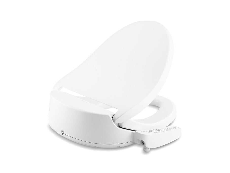KOHLER K-32331-0 K-32331 PureWash E580 Round-front Bidet Toilet Seat, white