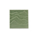 KOHLER K-32576 Landshapes™ by Daniel Arsham 4" x 4" Feature Tile Produced by the KOHLER WasteLAB, dark celadon