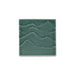KOHLER K-32576 Landshapes™ by Daniel Arsham 4" x 4" Feature Tile Produced by the KOHLER WasteLAB, deep teal