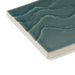 KOHLER K-32576 Landshapes™ by Daniel Arsham 4" x 4" Feature Tile Produced by the KOHLER WasteLAB, deep teal - view 3