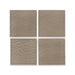 KOHLER K-32576 Landshapes™ by Daniel Arsham 4" x 4" Feature Tile Produced by the KOHLER WasteLAB, light warm grey - view 4