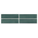 KOHLER K-32624 Landshapes™ by Daniel Arsham 3" x 12" Feature Tile Produced by the KOHLER WasteLAB, deep teal - view 4