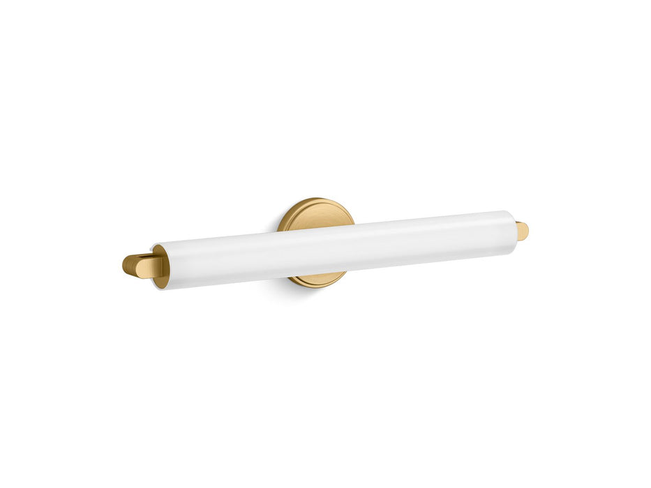 KOHLER K-32631-SCLED Crue 24" LED bath bar, brushed moderne brass