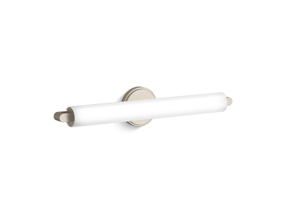 KOHLER K-32631-SCLED Crue 24" LED bath bar, brushed nickel