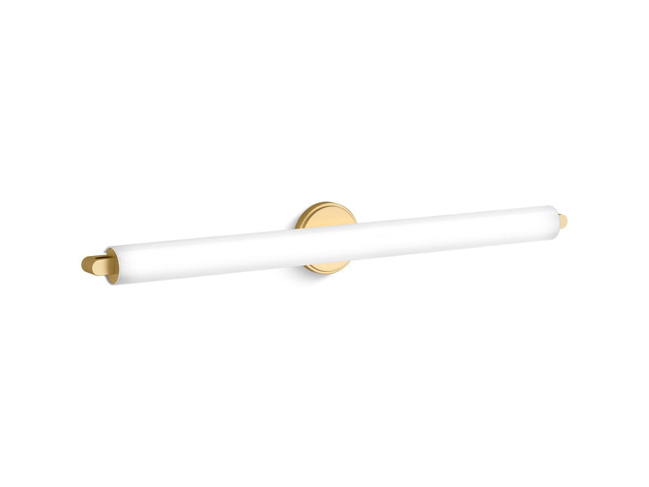KOHLER K-32632-SCLED Crue 36" LED bath bar, brushed moderne brass - view 2