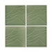 KOHLER K-32639 Landshapes™ by Daniel Arsham 6" x 6" Feature Tile Produced by the KOHLER WasteLAB, dark celadon - view 4