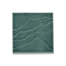 KOHLER K-32639 Landshapes™ by Daniel Arsham 6" x 6" Feature Tile Produced by the KOHLER WasteLAB, deep teal