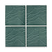 KOHLER K-32639 Landshapes™ by Daniel Arsham 6" x 6" Feature Tile Produced by the KOHLER WasteLAB, deep teal - view 4