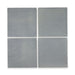 KOHLER K-32639 Landshapes™ by Daniel Arsham 6" x 6" Feature Tile Produced by the KOHLER WasteLAB, light blue grey - view 4