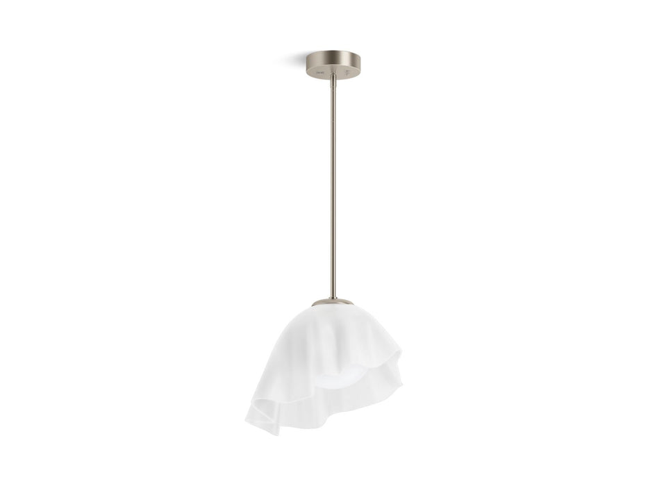 KOHLER K-32695 Landshapes™ by Daniel Arsham 14-3/4" Pendant, brushed nickel
